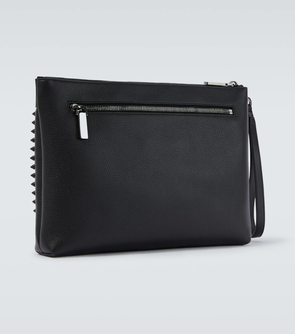 Christian Louboutin Funky stud-embellished leather pouch