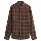 KAVU Men's Big Joe Shirt in Mahogany Brown