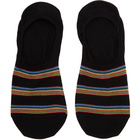 Paul Smith Black Multi Block No Show Socks