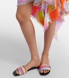 Pucci Yummy Iride twill slides