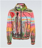 Givenchy - x Josh Smith reversible fleece jacket