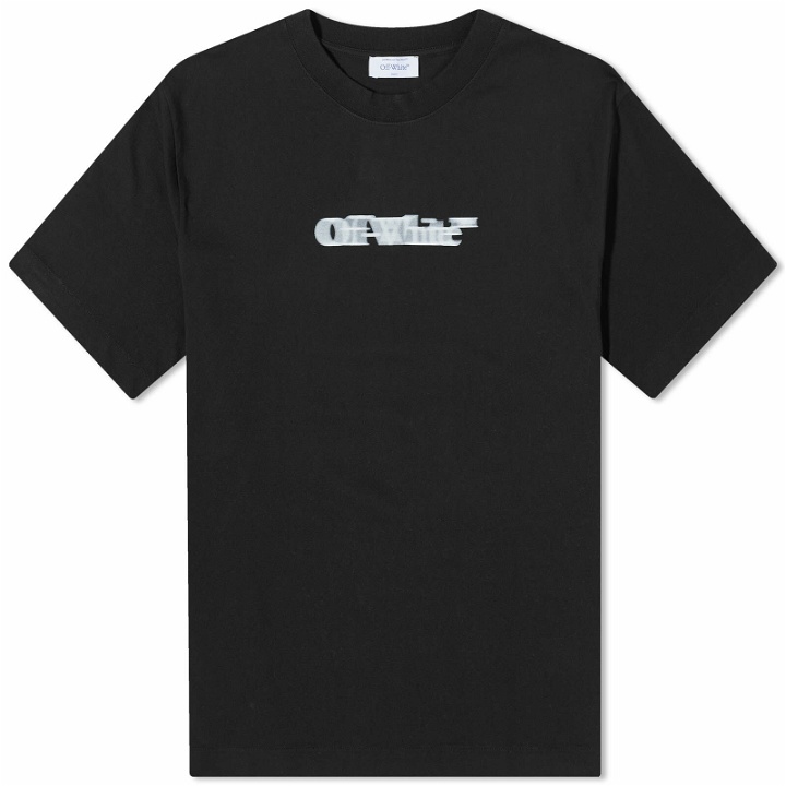 Photo: Off-White Men's Sliding Book Logo T-Shirt in Black