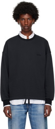 ZEGNA Navy Crewneck Sweatshirt