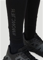 Tapered Legging Track Pants in Black