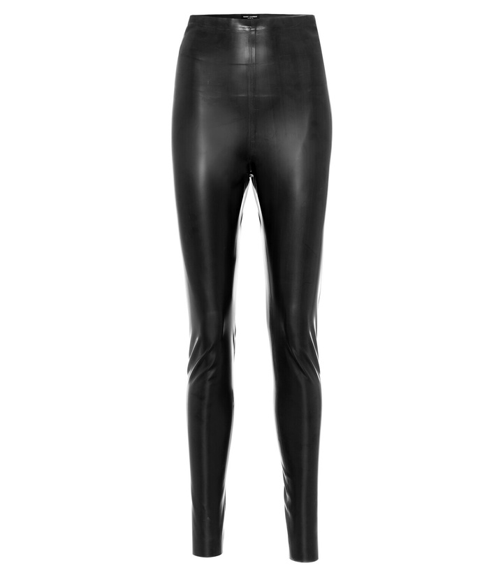 Photo: Saint Laurent Latex leggings