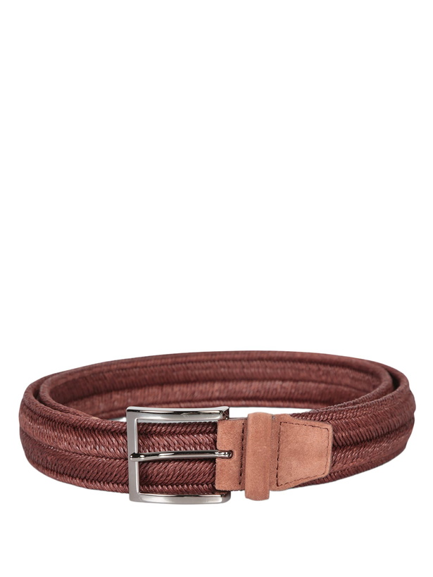 Photo: Orciani Burnt Linen Braided Belt