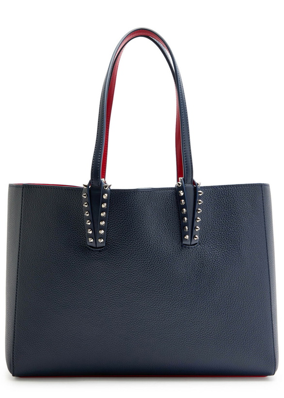 Photo: Christian Louboutin Cabata Small Leather Tote - Navy - One Size