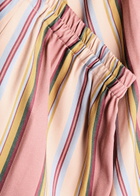 Sleeper Pastelle Striped Satin Pyjama Trousers Pink