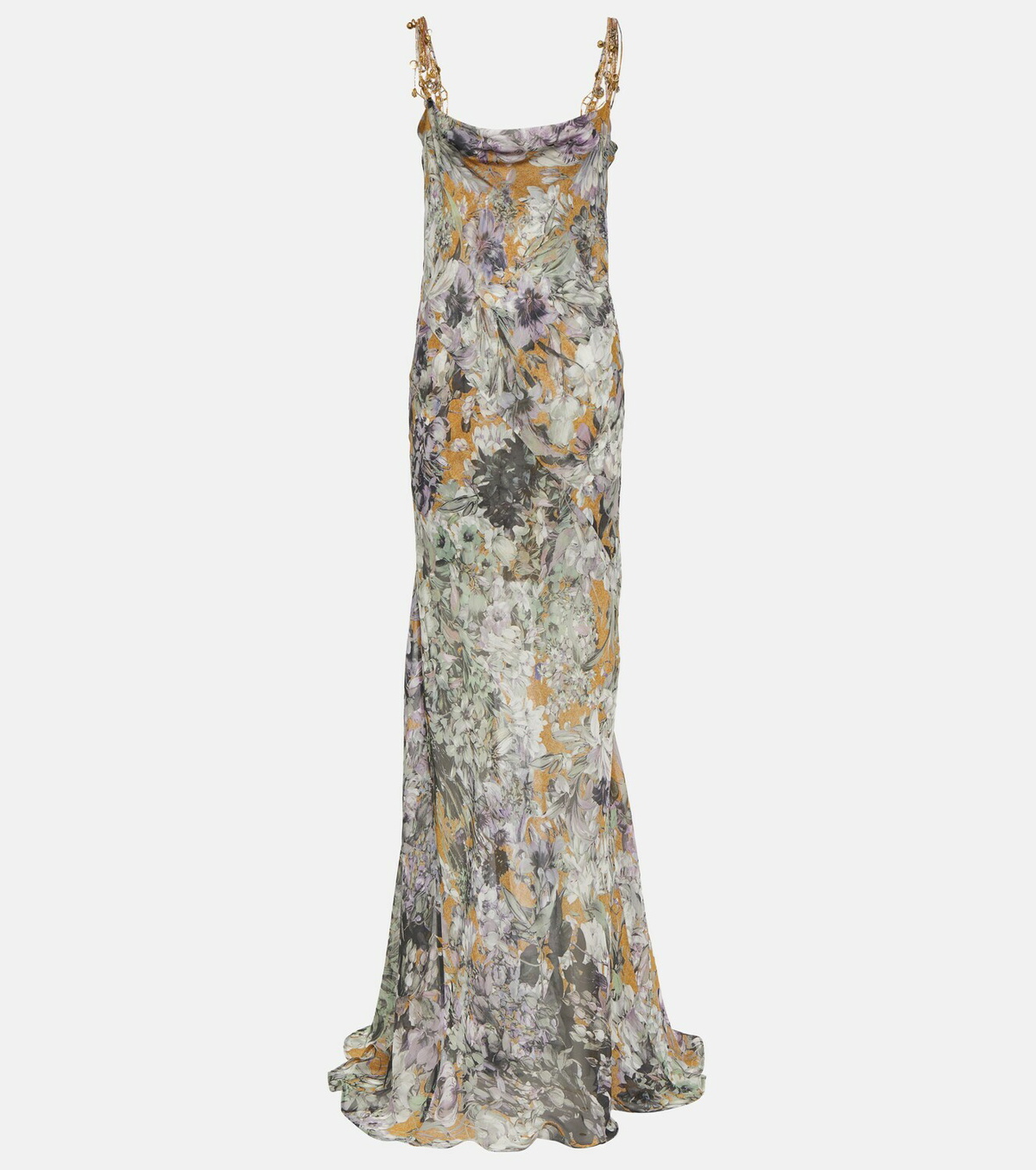 chinese dress ladies Daring Long Dress | DRIES VAN NOTEN main image 1