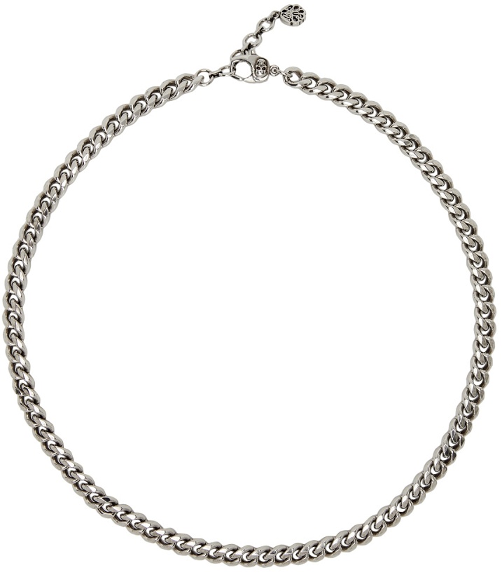 Photo: Alexander McQueen Silver Medium Antique Chain Necklace
