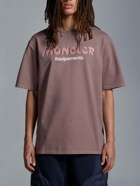 Moncler Genius   T Shirt Pink   Mens