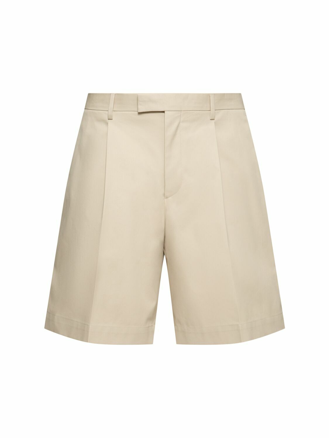 Lardini - Straight-Leg Striped Linen-Blend Drawstring Shorts
