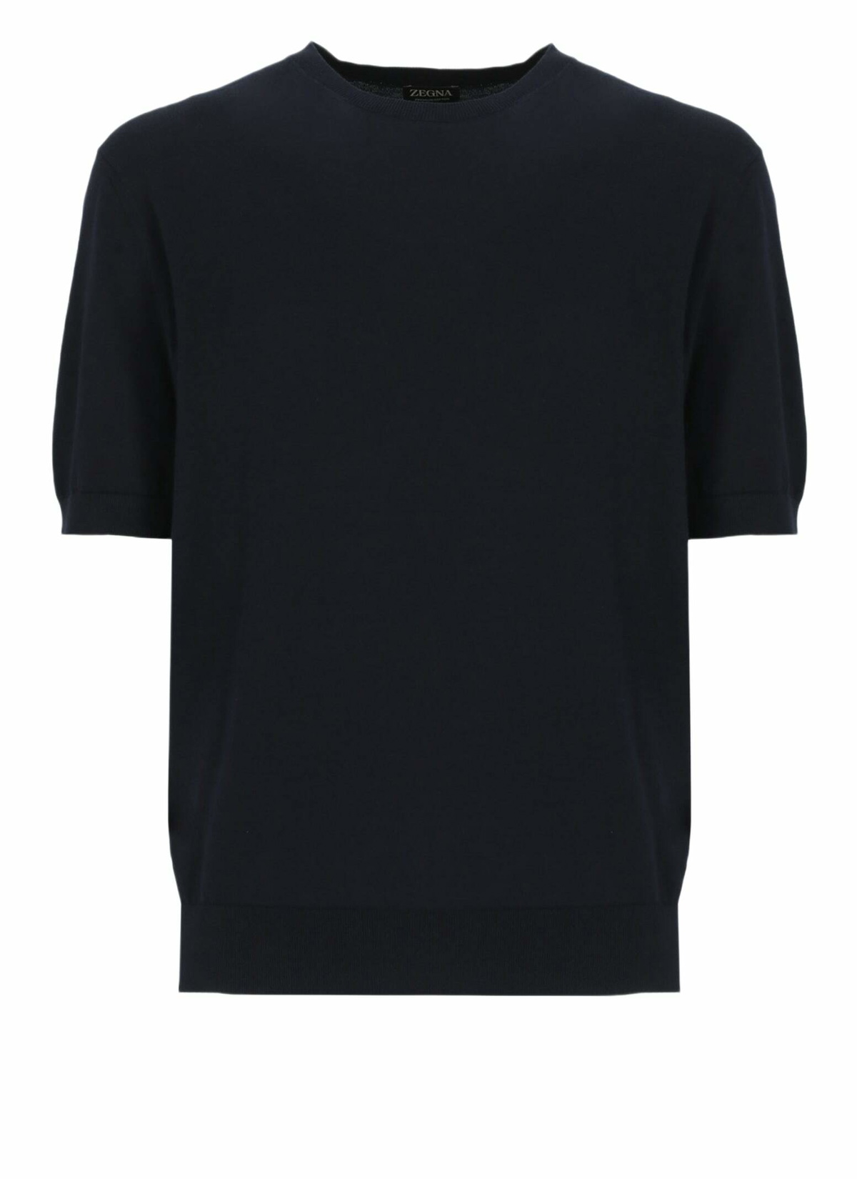ZEGNA Black Embroidered T-Shirt Zegna