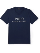 POLO RALPH LAUREN - Logo-Print Cotton-Jersey Pyjama T-Shirt - Blue