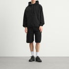Umbro by Slam Jam Men's Lasered Masked Hoodie in Washed Black