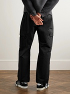 adidas Originals - Premium Essentials Straight-Leg Nylon-Ripstop Cargo Trousers - Black