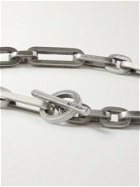 M.COHEN - Burnished Sterling Silver Chain Bracelet - Silver