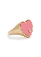 Yvonne Leon Chevalière Coeur 9kt Gold Ring