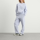 Dime Women's Cursive Small Logo Sweatpants in Gray Lavender