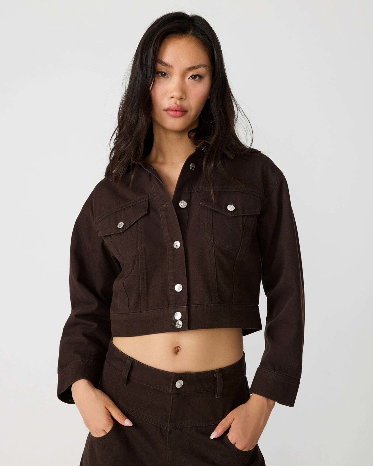 Steve Madden Dove Jacket in Espresso