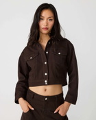 Steve Madden Dove Jacket in Espresso