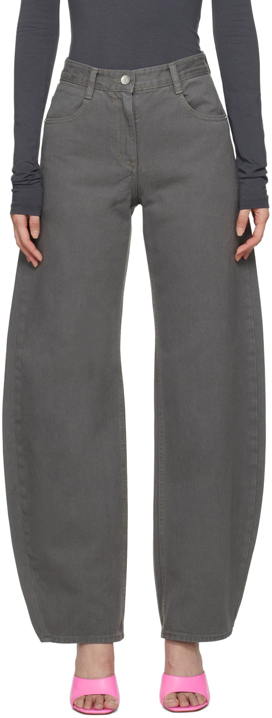 LOW CLASSIC Gray Cocoon Jeans Low Classic