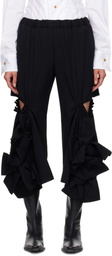 Comme des Garçons Black Gabardine Trousers