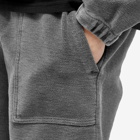 Save Khaki Men's Twill Terry Utility Sweat Shorts in Black