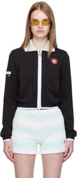 Casablanca Black Viscose Track Jacket