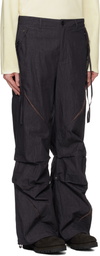 Professor.E Gray Parachute Worker Trousers