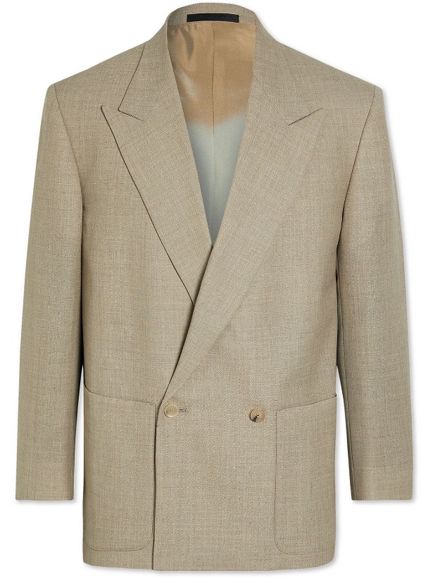 Photo: Fear of God - Double-Breasted Wool Suit Jacket - Neutrals