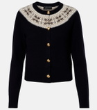 Nili Lotan Josefa Fair Isle cashmere cardigan
