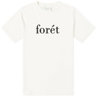 Foret Men's Resin Logo T-Shirt in Cloud/Black