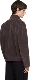 Paul Smith Brown Two-Tone Cotton Cord Bomber Jacket