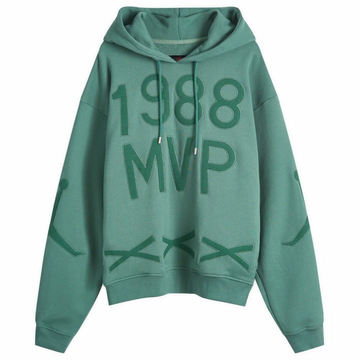 Photo: Air Jordan x Nina Chanel Fleece Hoodie in Green Stone