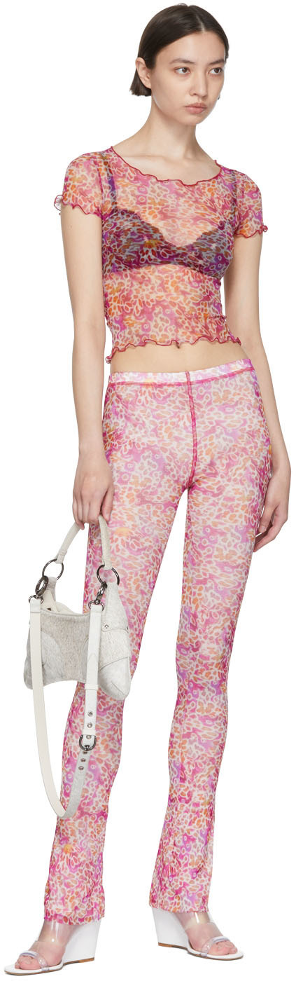 PRISCAVera Pink Nylon Lounge Pants
