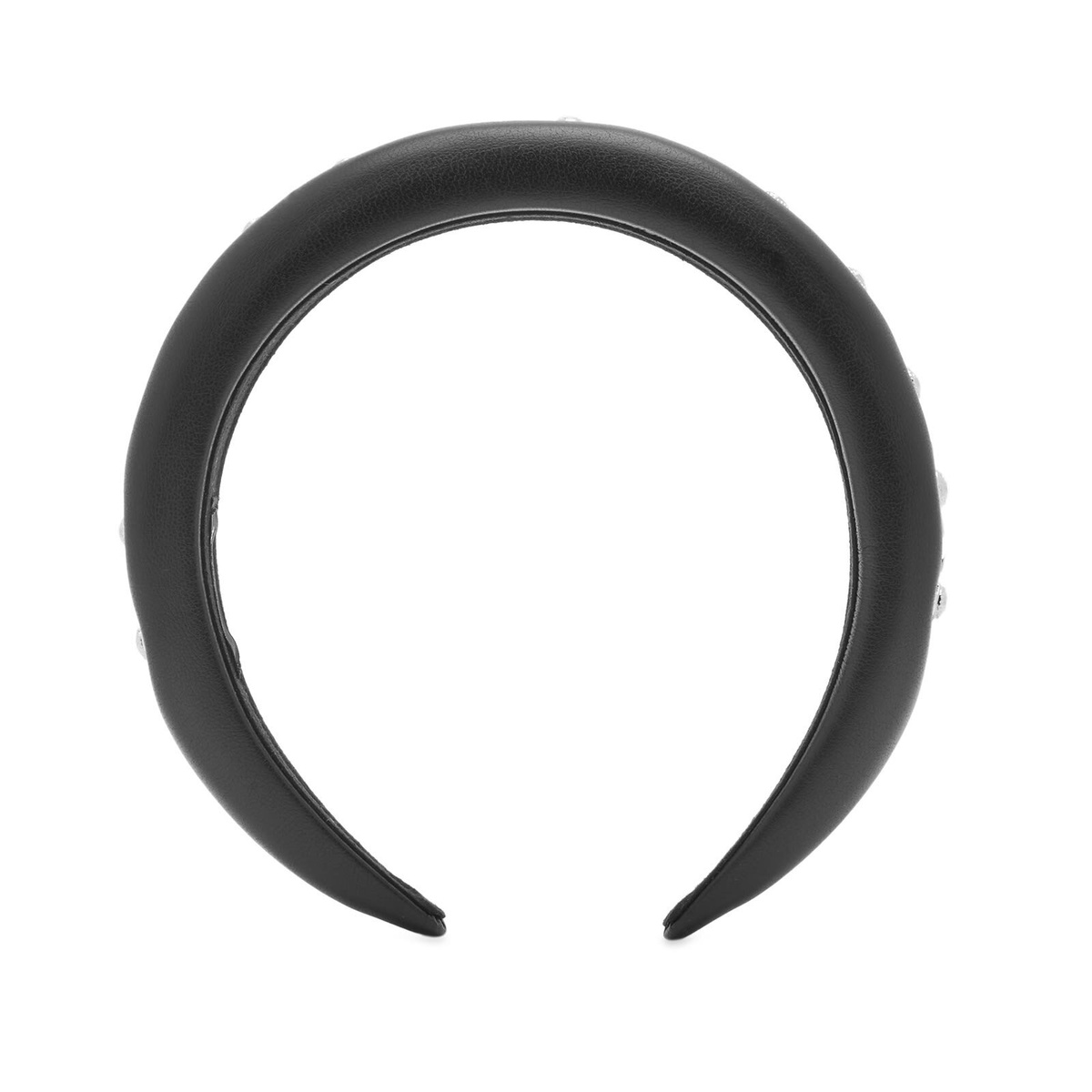 TOGA Women's Leather Headband in Black Toga Pulla