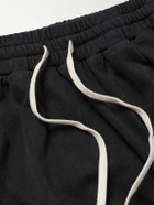 RRR123 - Logo-Print Cotton-Jersey Sweatpants - Black