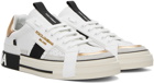 Dolce & Gabbana White & Gold 2.Zero Custom Sneakers