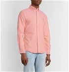 Polo Ralph Lauren - Slim-Fit Button-Down Collar Garment-Dyed Cotton Oxford Shirt - Orange