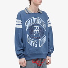 Billionaire Boys Club Men's Collared Crew Sweat in Blue