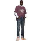 Off-White Purple Climbing New Heights T-Shirt