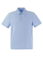 Fedeli Short-sleeved Cotton Polo Shirt