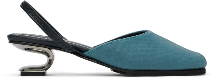 Photo: Nicole Saldaña Blue Syd Mesh Heels