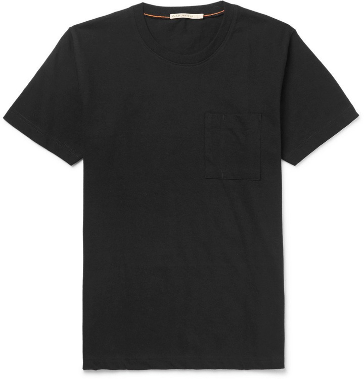 Photo: Nudie Jeans - Kurt Organic Cotton-Jersey T-Shirt - Men - Black