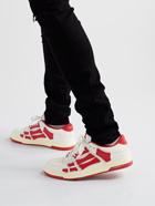 AMIRI - Skel-Top Colour-Block Leather Sneakers - Red