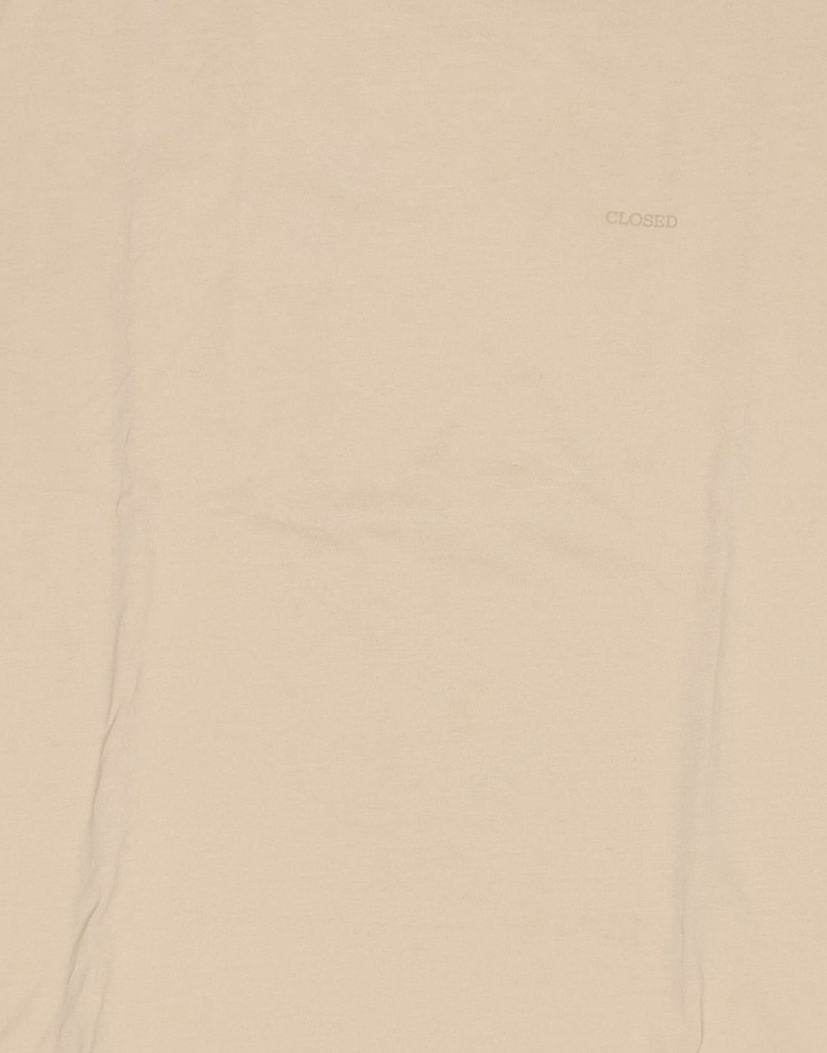 Closed Mens T-shirt in Beige