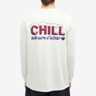 Patagonia Men's Long Sleeve Chill Responsibili-T-Shirt in Birch White