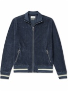 Oliver Spencer - Calstock Organic Cotton-Blend Corduroy Track Jacket - Blue