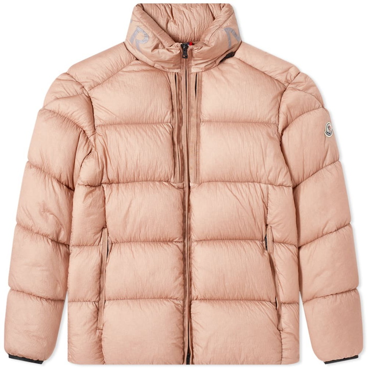 Photo: Moncler Men's Cevenne Garment Dyed Down Jacket in Pink